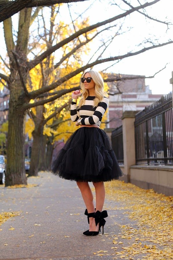 Black tulle skirt clearance ladies