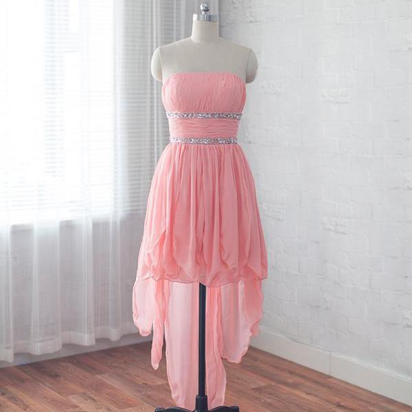 High Low Dress,high Low Dress,pink